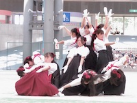 女子応援団演舞