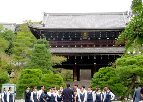 修学旅行で訪れた寺院