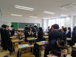 授業中の教室