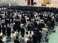 ⑤入学式